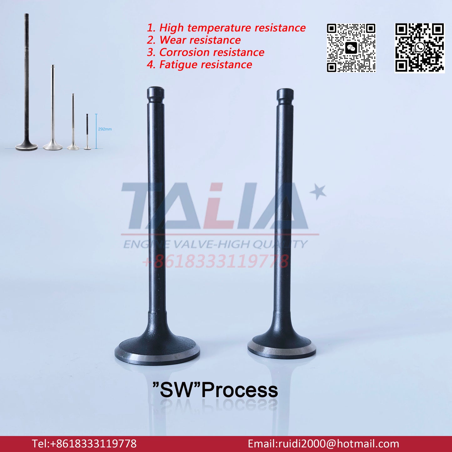 DAEWOO Engine A16DMS Intake valves & Exhaust 96182806 96182805 96103129 96103130