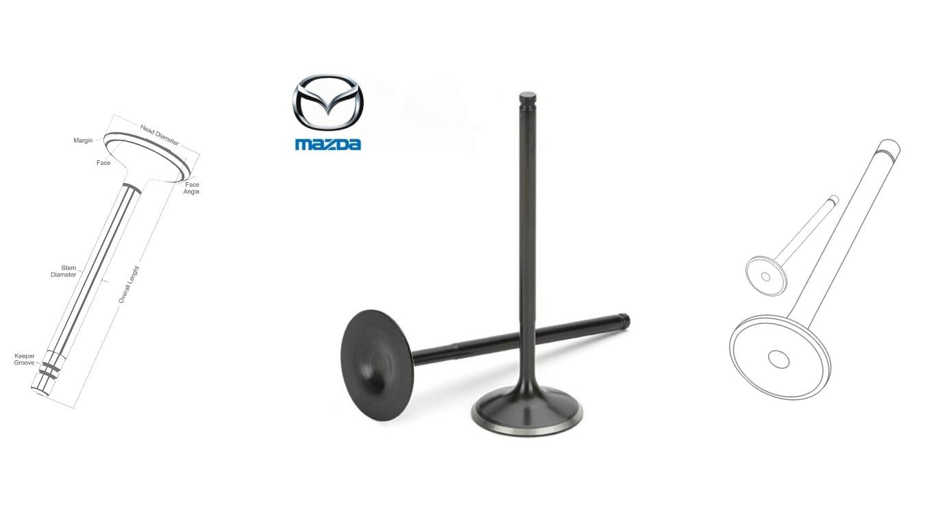 Mazda engine valves