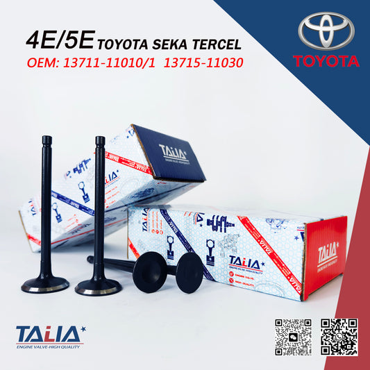 Engine Intake&Exhaust Valve for Toyota 4EFE 5EFE 13711-11010 13715-11030 (16Pcs)