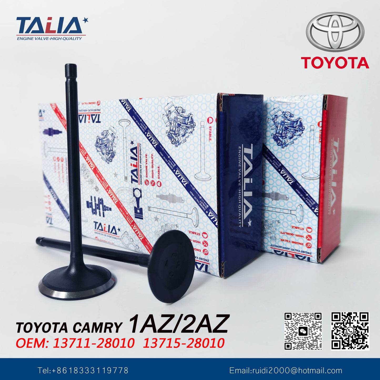13711-36060 13715-36020 Engine Intake&Exhaust Valve for Toyota CAMRY/HYBRID HIGHLANDER SIENNA RAV4 ALPHARD 2.5 2.7 1ARFE 2AR